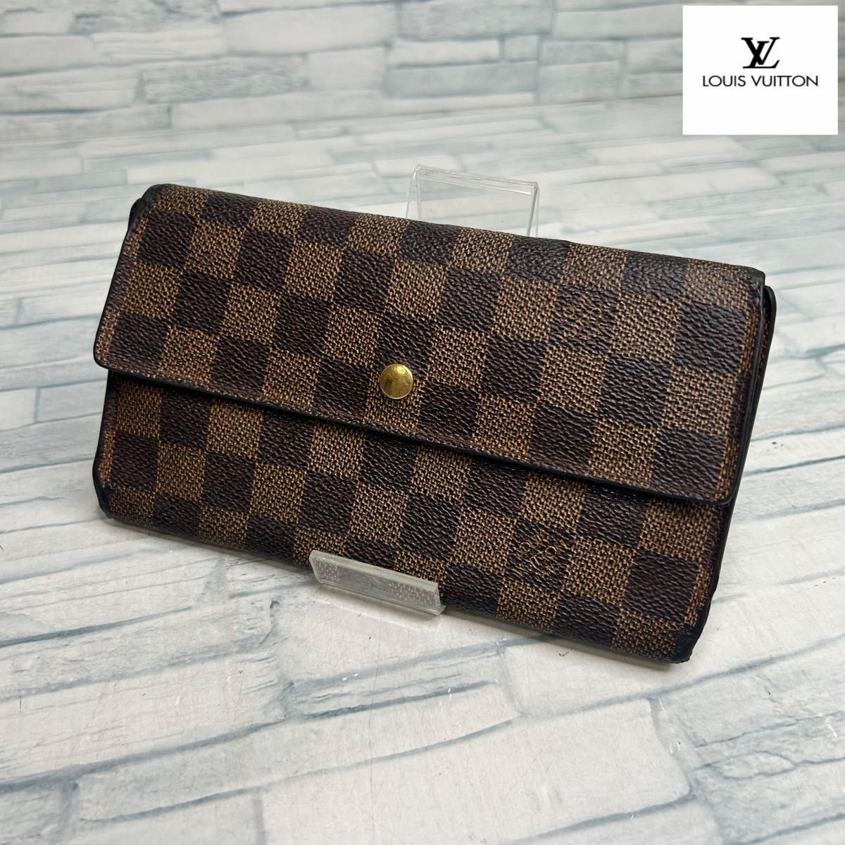 55 LOUIS VUITTON ルイヴィトン長財布　三つ折り財布　us9