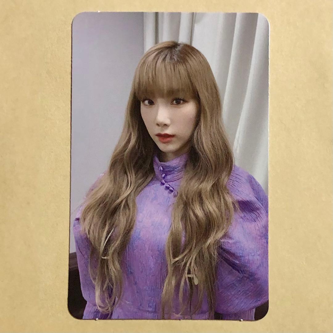 少女时代 泰妍 TAEYEON PURPOSE 韩版CD 重包装 特典卡 紫色