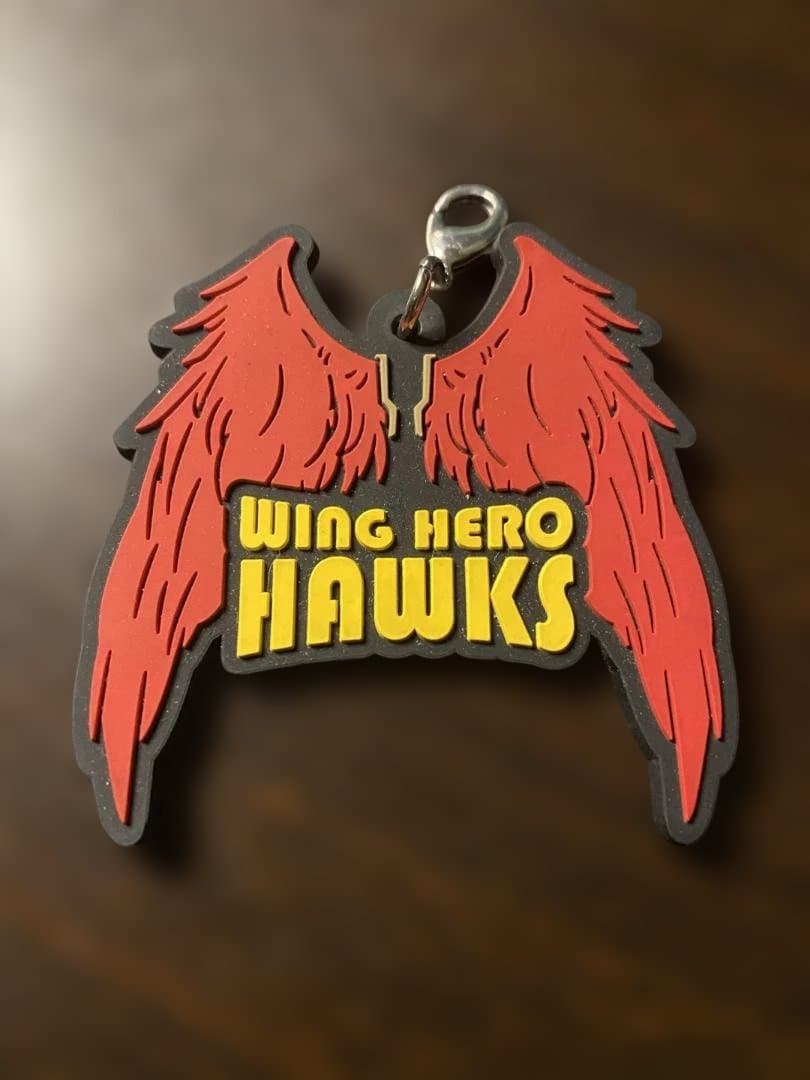My Hero Academia Hawks Rubber Keychain