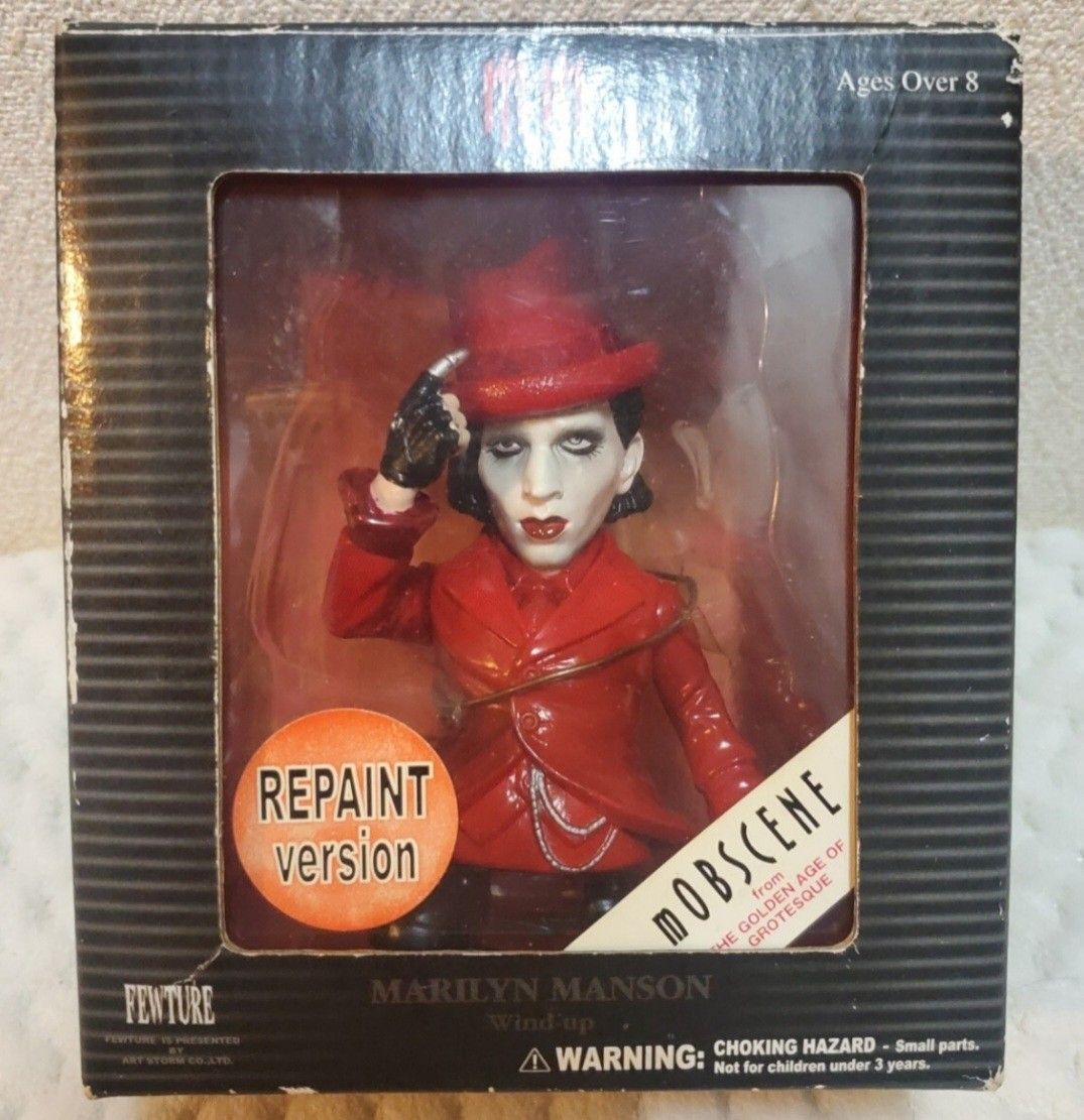 箱难有FEWTURE Marilyn Manson Wind-up Repaint Version mOBSCENE玛丽莲