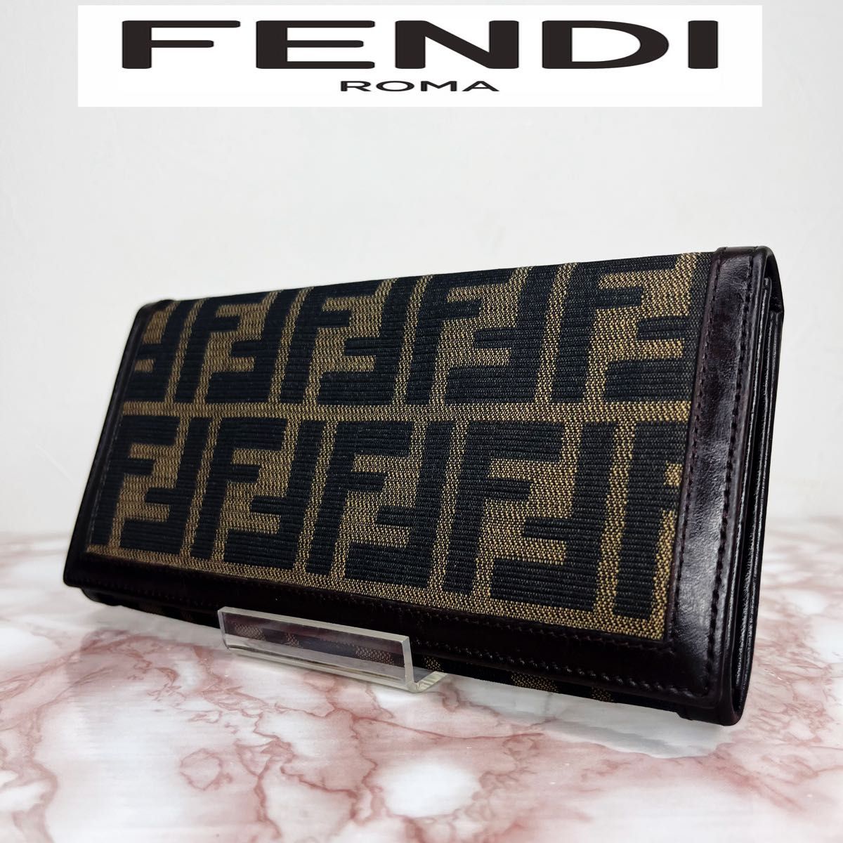 75【未使用级】FENDI 双折钱包 长款钱包