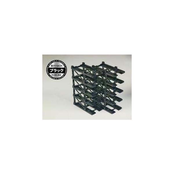 PITBOX 1/64 PITBOX 立体停车场模块( X10 ) WAVE 2辆装黑色( R1001-BLK )迷你车 退货分类B