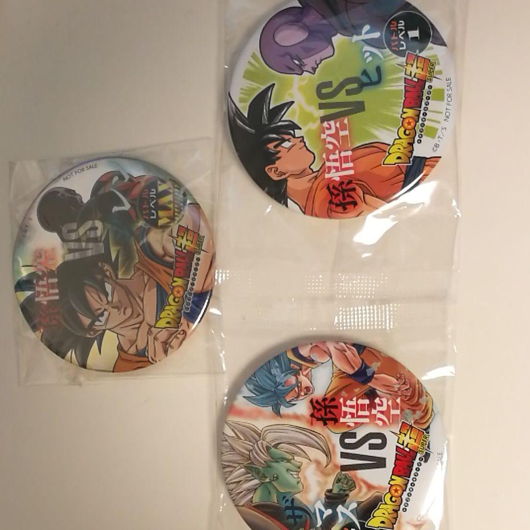 龙珠超 罐装徽章3枚套组