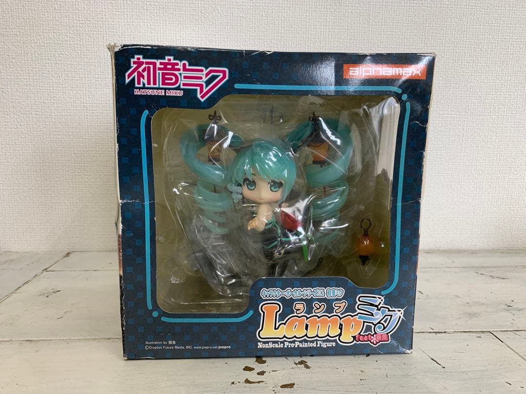 G1026-14★ Unopened Hatsune Miku Lamp Miku feat. Nyanagao Figure
