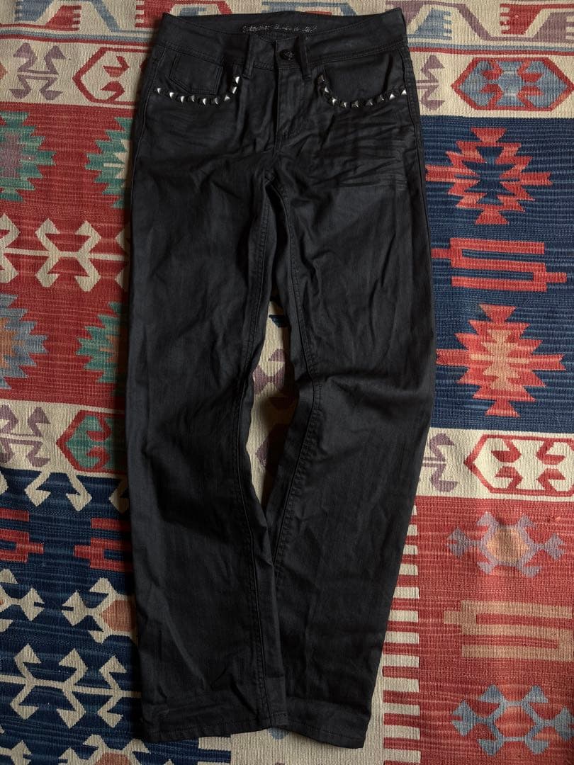 【Unknown】coating black denim swag