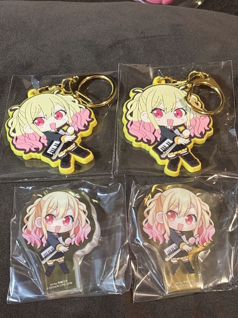 Project Sekai Thank You Festival 6th Mini Character Rubber Keychain Acrylic Figure Tenma Saki