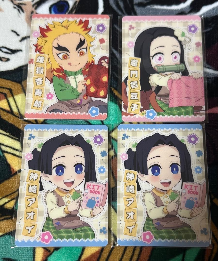 鬼灭之刃 手工俱乐部 炼狱杏寿郎 拼布风格卡片