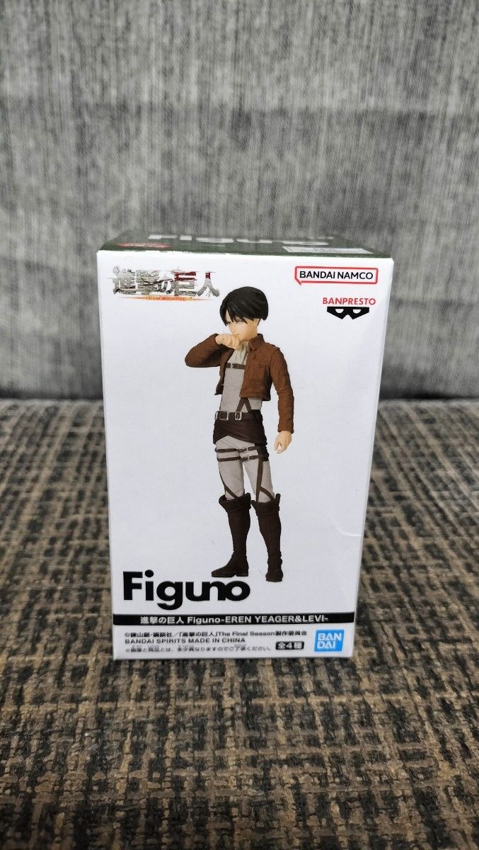 进击的巨人 Figuno 利威尔 手办 D 万代 未开封