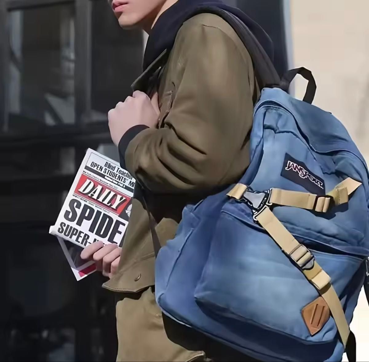 最低价!安德鲁·加菲尔德版 蜘蛛侠 jansport 双肩包 惊奇蜘蛛侠背包