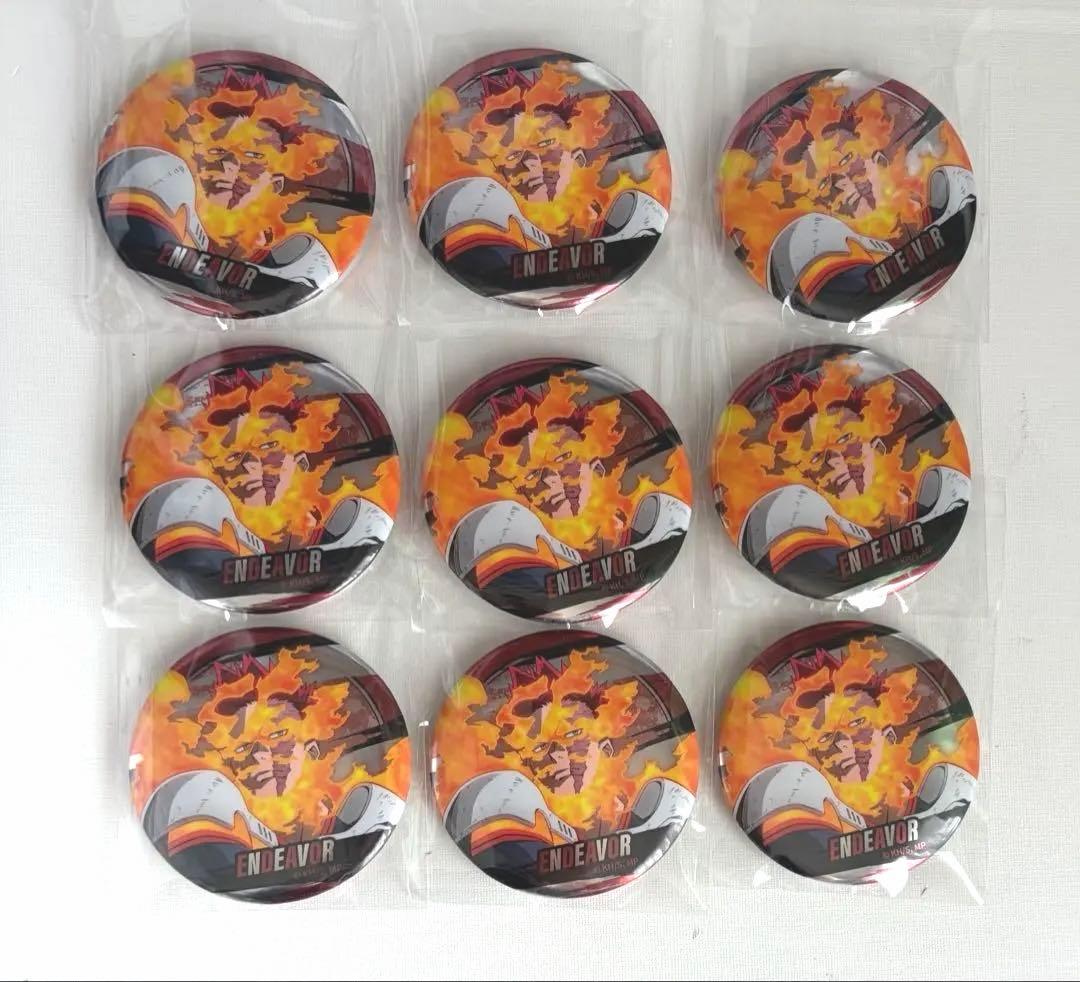 My Hero Academia Tokyu Collaboration Trading Metal Can Badge Endeavor