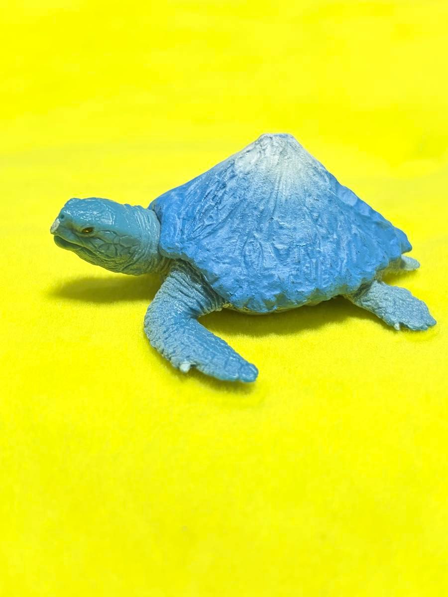 富士山 乌龟 手办 MountainTurtles 蓝色 龟 海龟 扭蛋 手掌大小