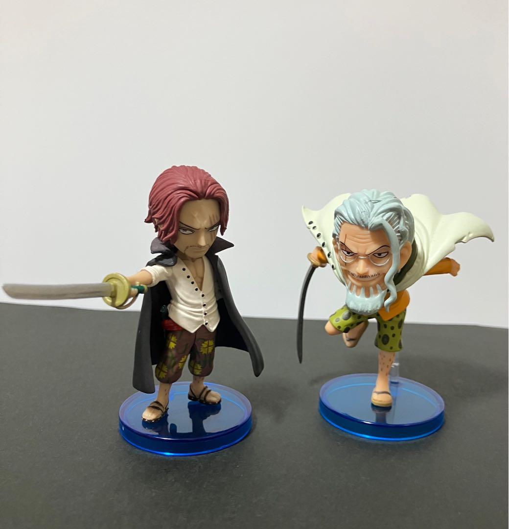 One Piece World Collectible Figures Shanks and Rayleigh 2-Piece Set
