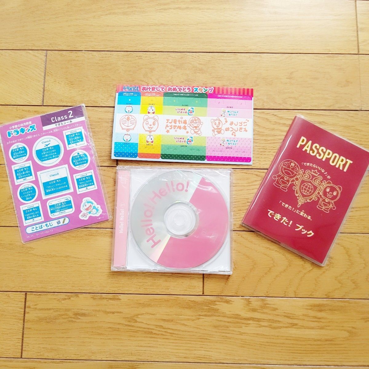 Drakids教材 Drakids 完成贴纸 完成了！Hello! CD 哆啦A梦