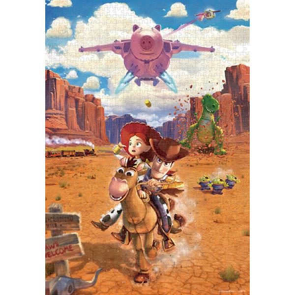 Jigsaw Puzzle 1000 Pieces Woody VS Dr. Porkchop Toy Story TEN-D1000-897