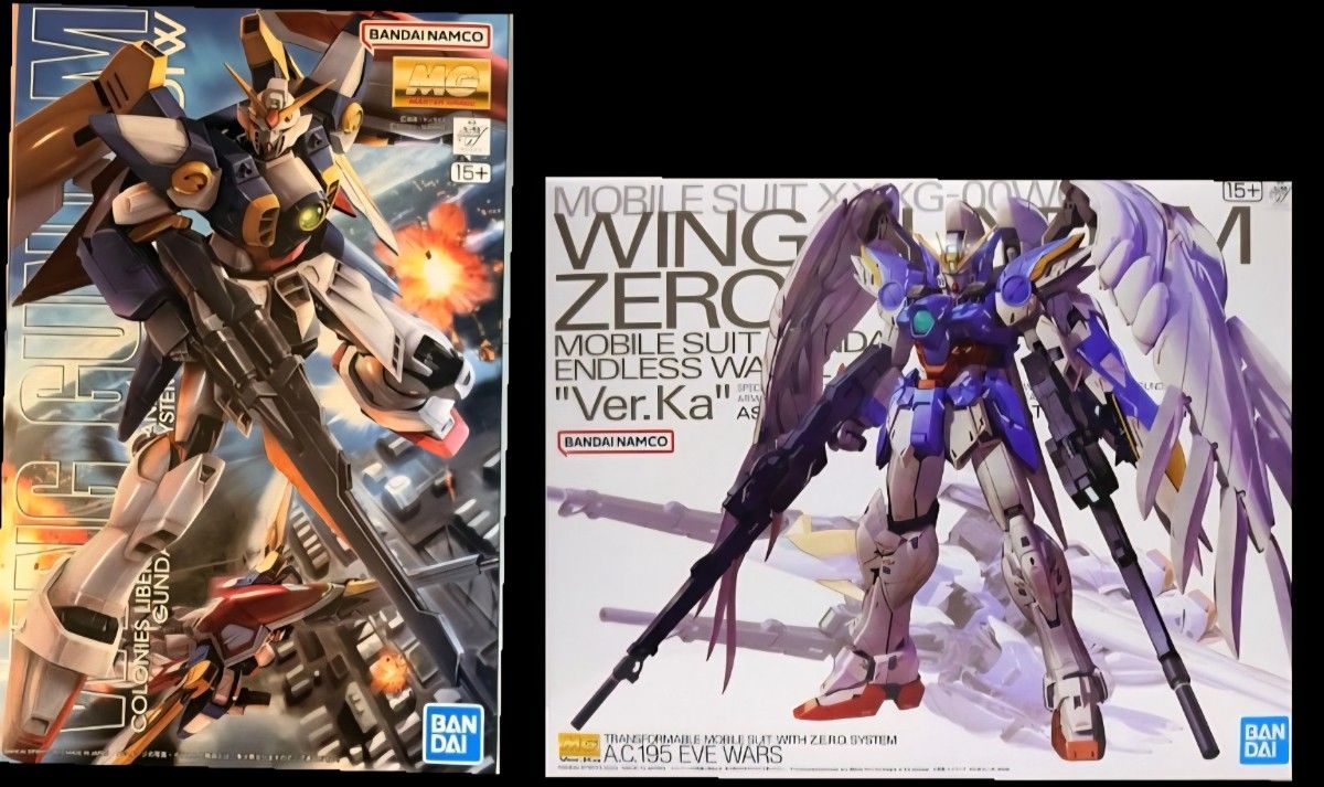 新品未组装2种套装mg1/100翼高达零EW Ver.Ka新机动战记高达W