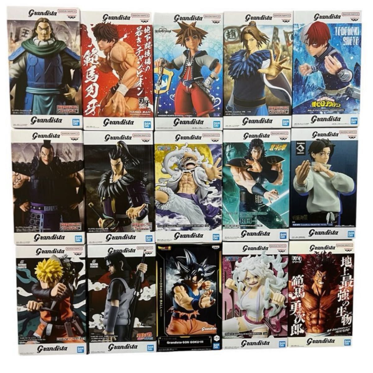 【系列套装特卖】Grandista 手办 15体套装 少年Jump 《火影忍者》 《王国》 《海贼王》