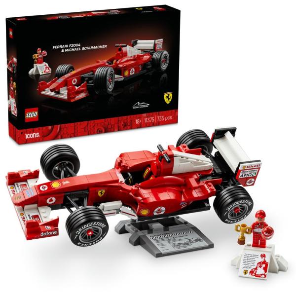 レゴ(LEGO) アイコン Ferrari F2004 & ミハエル・シューマッハ 11375 おもちゃ 男性 女性