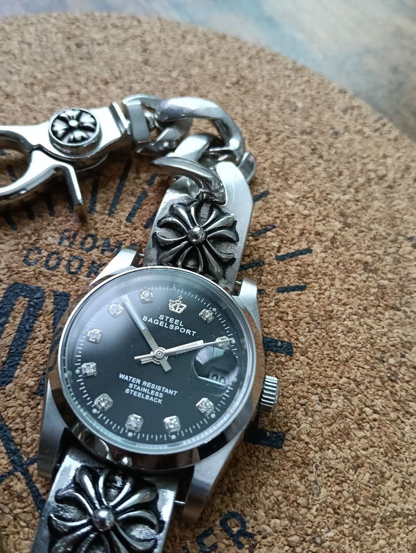 Datejust 10P Automatic Watch Silver Bracelet Homage