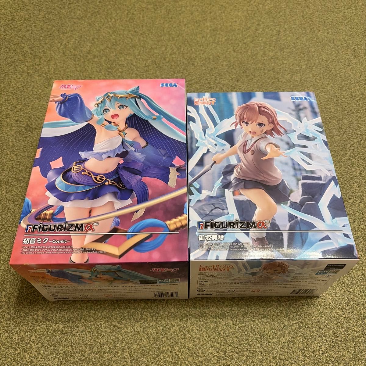 FIGURIZMα 初音未来 Cosmic & 某科学的超电磁炮T 御坂美琴 2种套装 全新未拆封