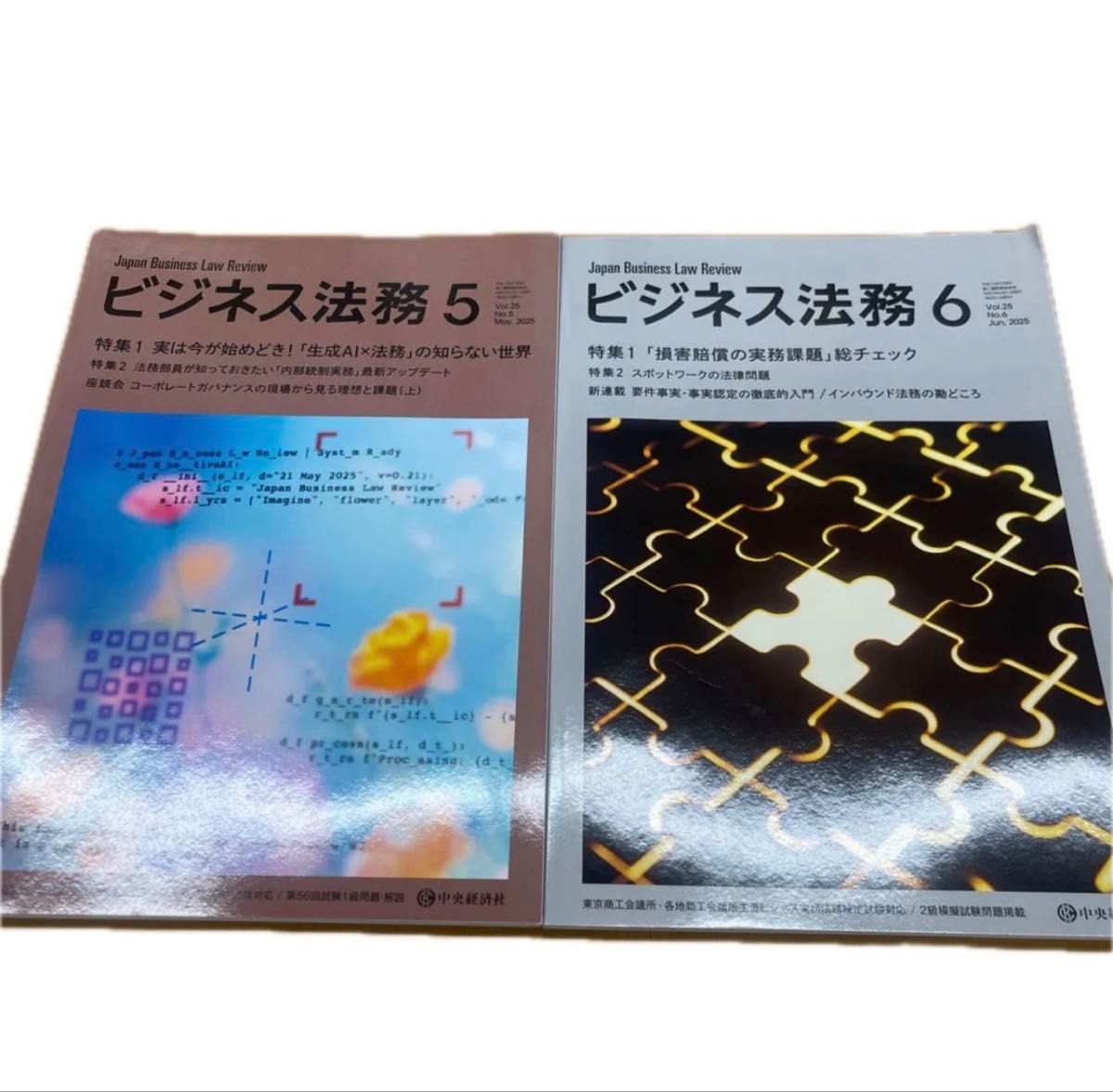 商务法务 两册套装 中央经济社 2025年5月、6月