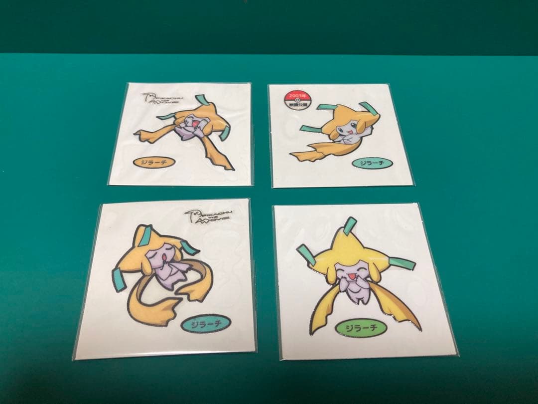 4枚神奇宝贝角色贴纸套装 ②