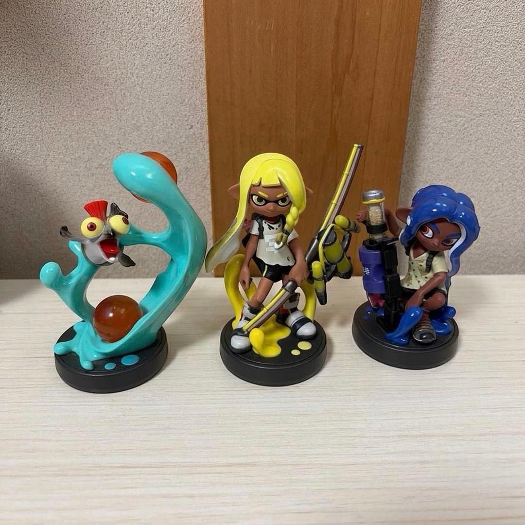 amiibo 斯普拉遁3 三件套