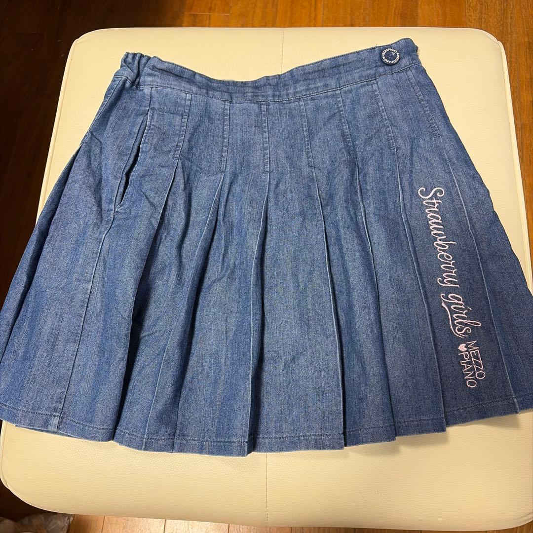 Mezzo piano牛仔裙160