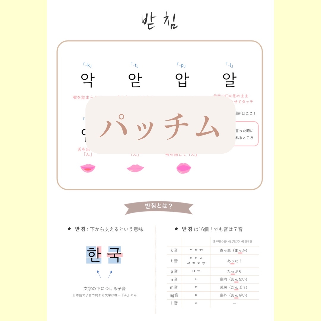 【韩语/韩文】字母表海报