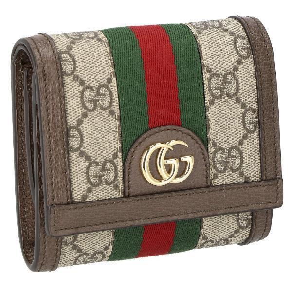 GUCCI双折钱包女士办公室米色598662 96IWG 8745