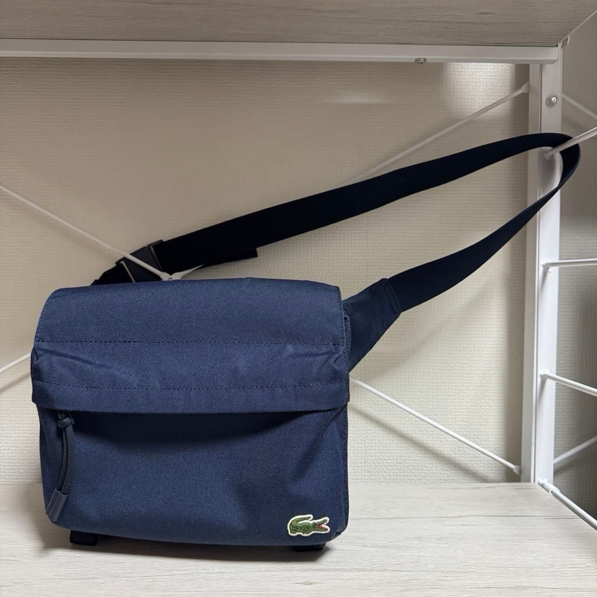 【品相良好】 LACOSTE Lacoste 肩包/腰包 海军蓝 鳄鱼标志