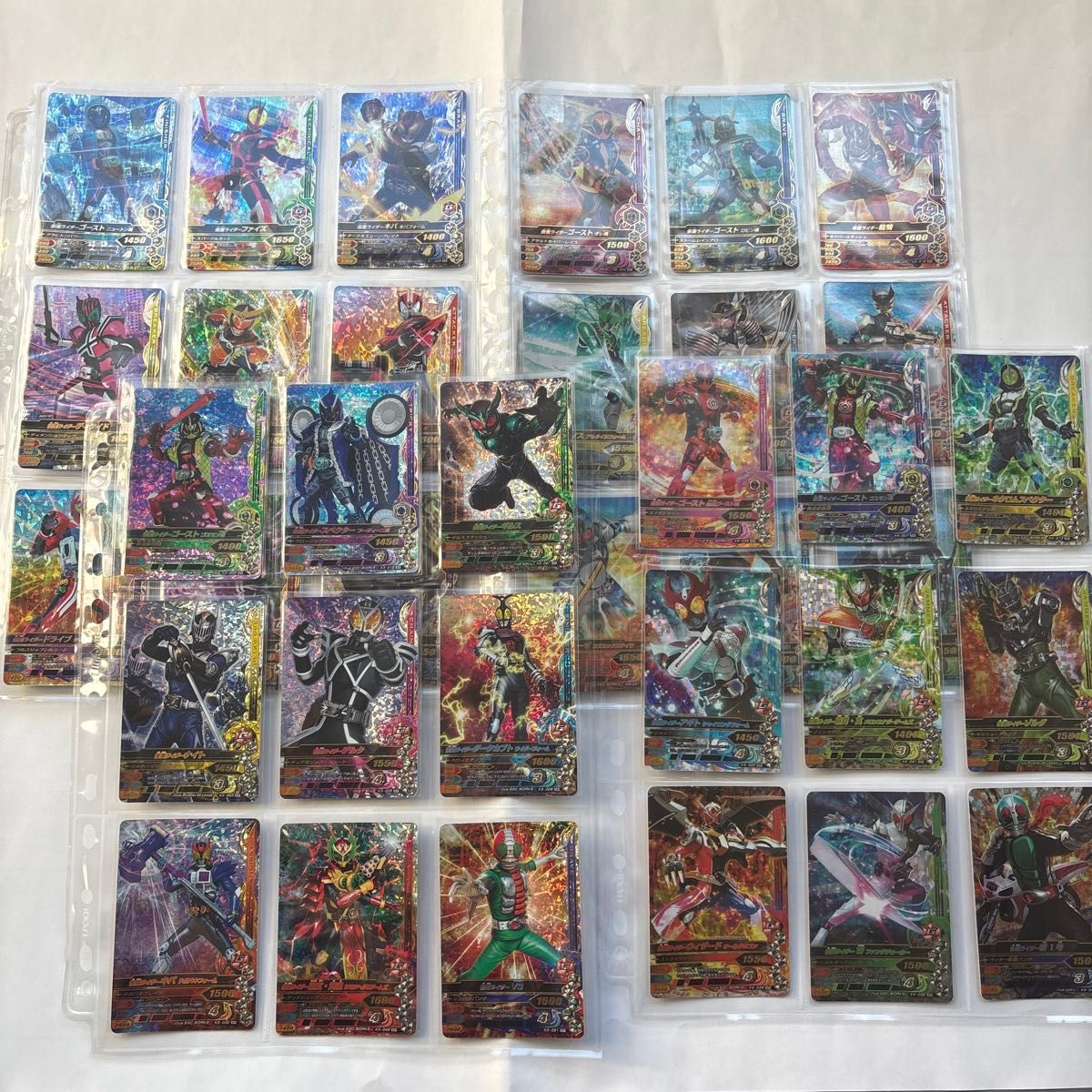 ガンバライジング K1〜K4弹 SR36张套装 假面骑士对战