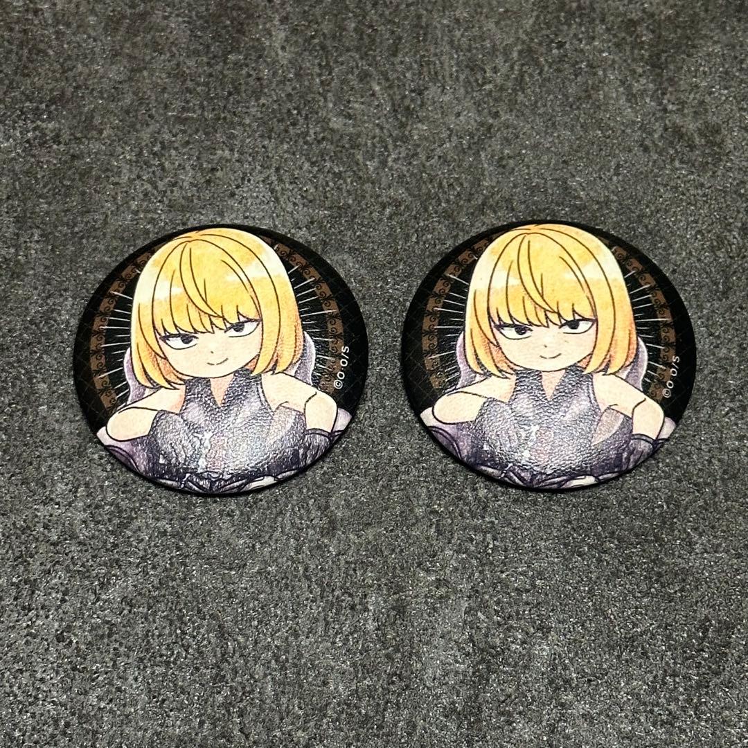 DEATH NOTE Mello Leather Can Badge 2-Piece Set