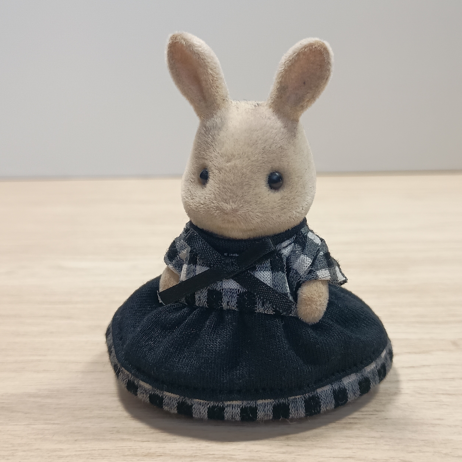 森贝儿家族 娃娃服装 换装 格纹连衣裙 女童服饰