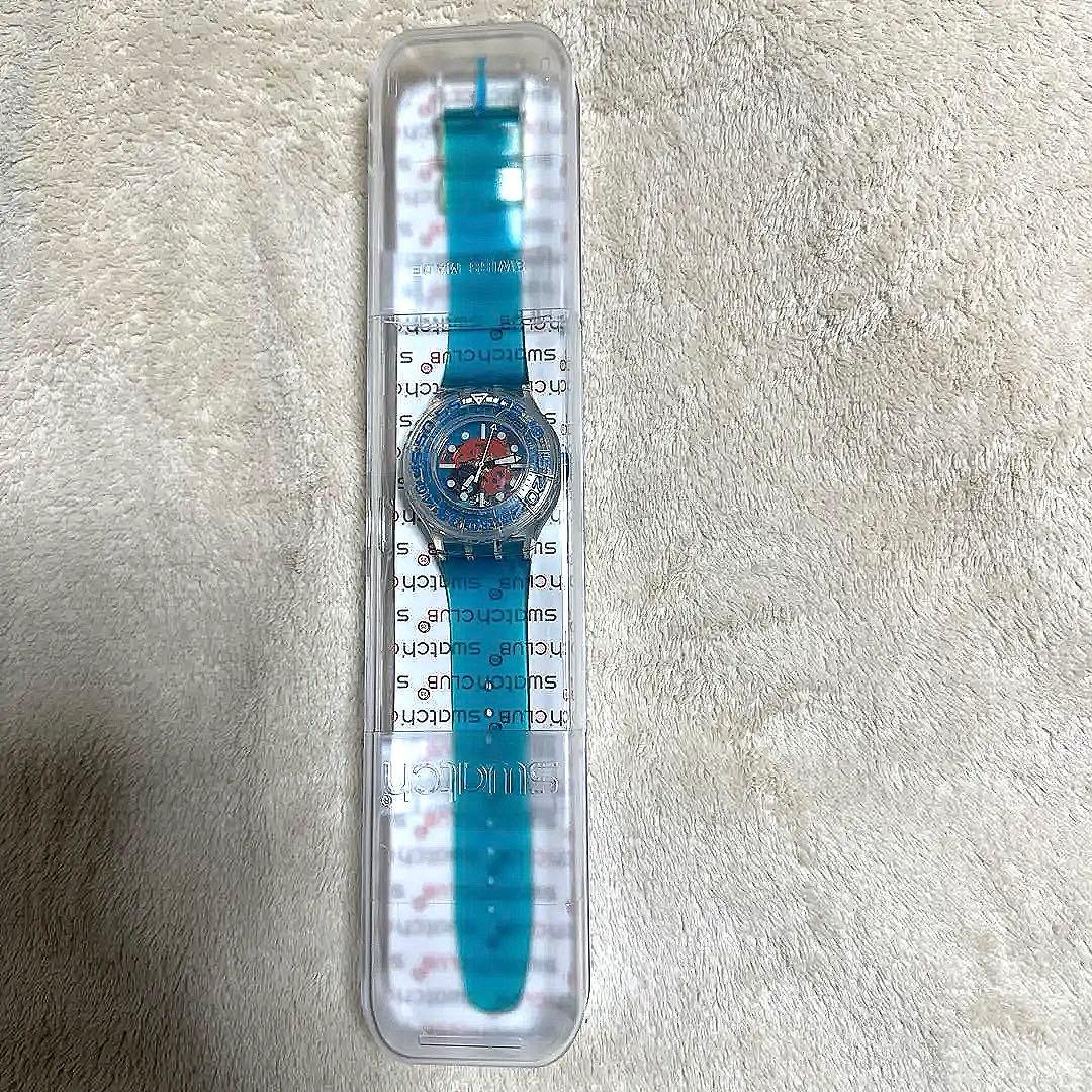 新品 Swatch 手表 「O-Tini」 SUUK103 镂空潜水表