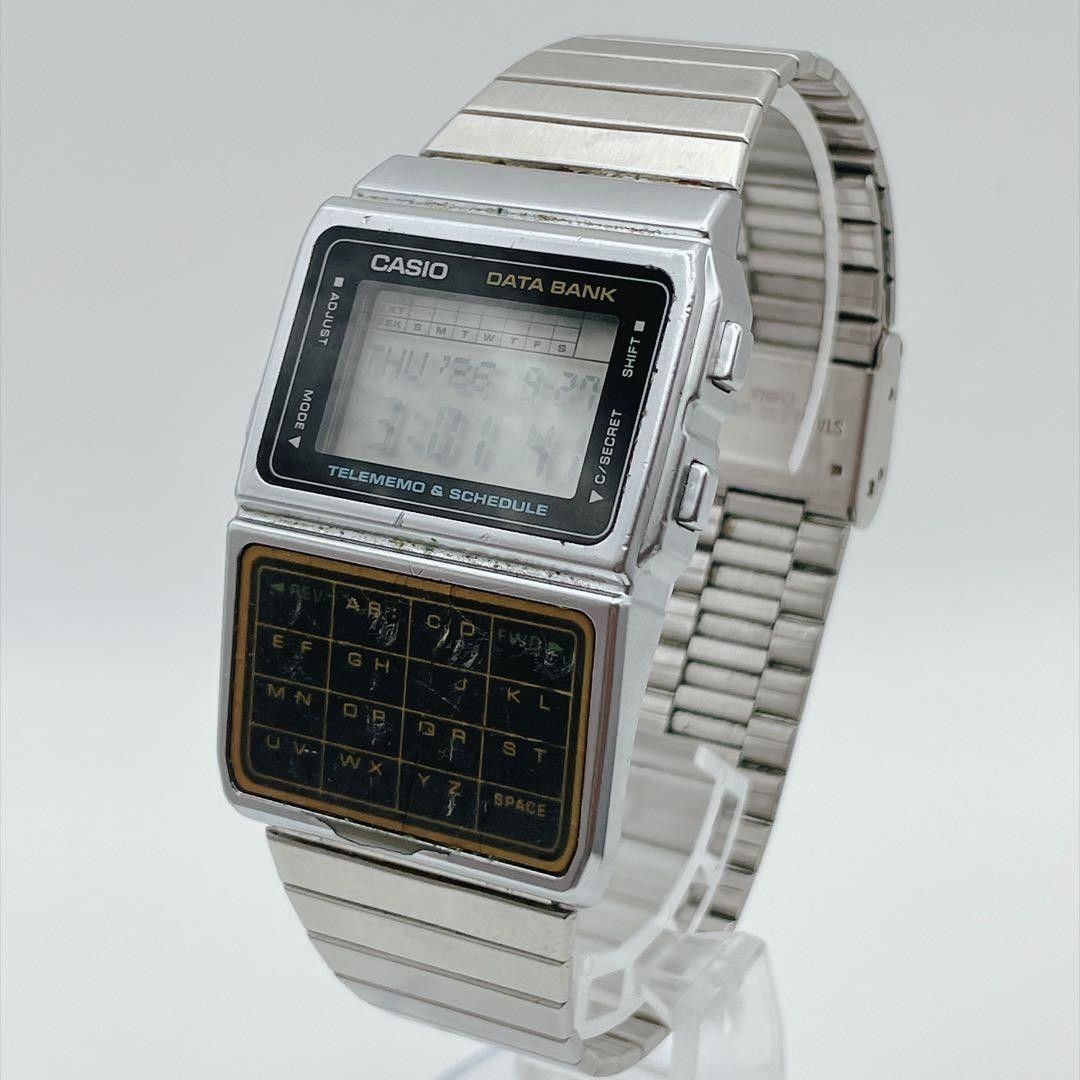 新电池/运行CASIO DATA BANK手表数字vintage