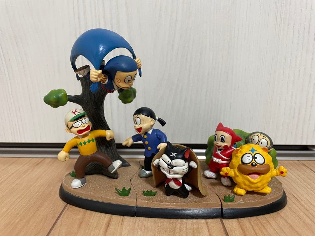 Ninja Hattori-kun Diorama Figure Fujiko F. A Complete Set