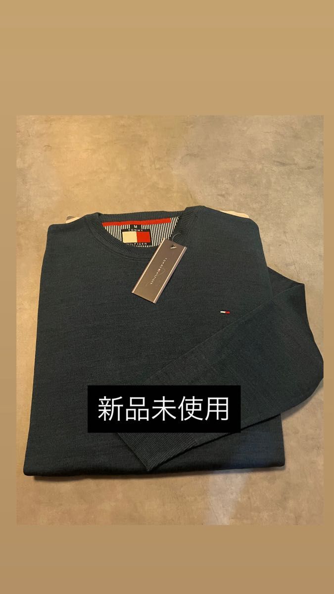 TOMMY HILFIGER 汤米·希尔费格 圆领针织衫 海军蓝 M码