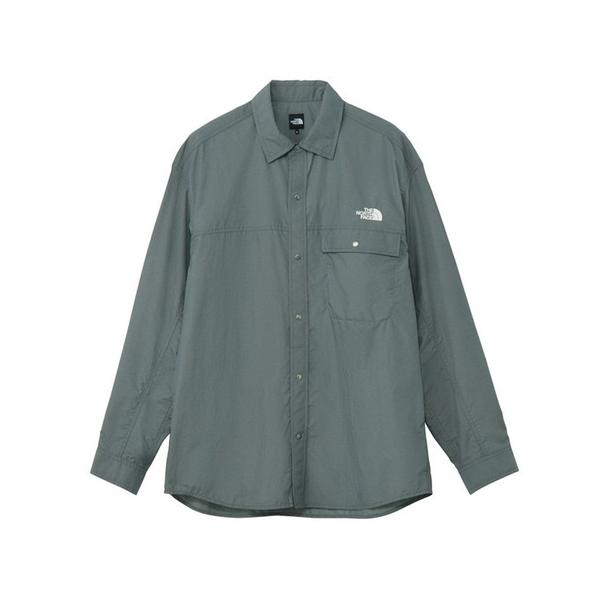 The North Face( THE NORTH FACE )(男士、女士)长袖 Nuptse 衬衫 NR62550 FG