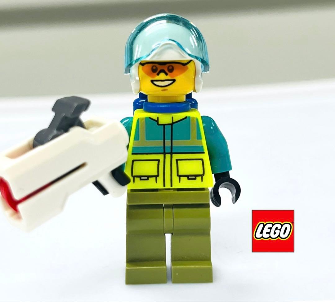 ⭐稀有⭐️乐高 LEGO 城市系列 急救直升机 飞行员 人仔