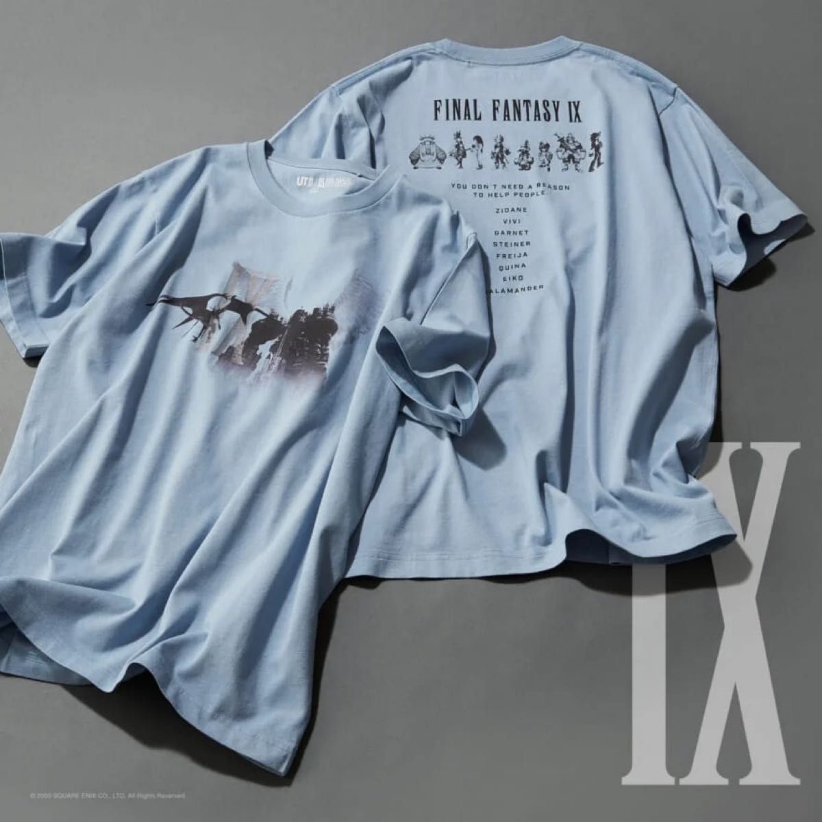 【未开封新品】FINAL FANTASY × UNIQLO最终幻想 × 优衣库FF9 t恤衫M