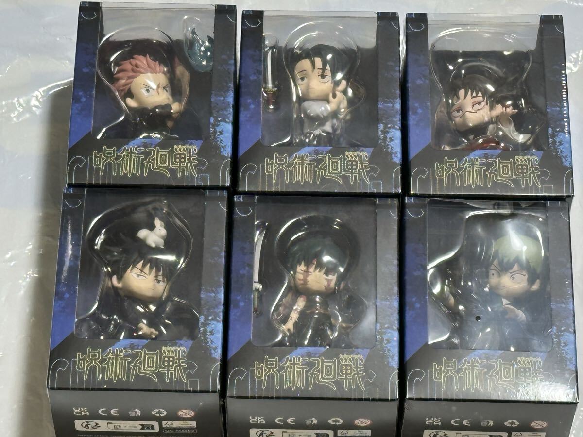 未開封 全6種 呪術廻戦 POPMART ミニキャラフィギュア GiGO限定 虎杖悠仁 乙骨憂太 脹相 禪院真希 伏黒恵 禪院直哉 フィギュア ギーゴ