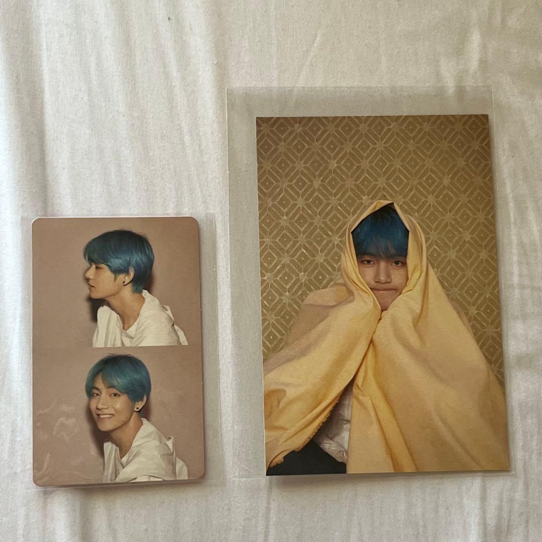BTS V 金泰亨 小卡、明信片 2件套
