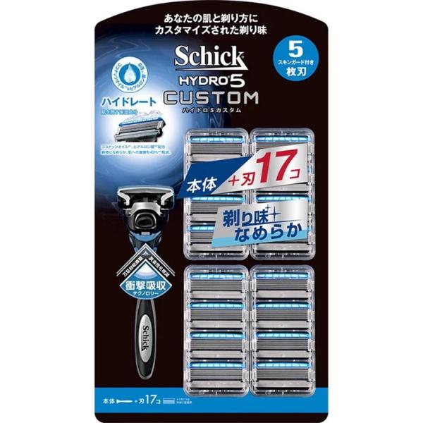 Schick Hydro5 舒客 5刀片 定制 机身+刀片17个 机身带刀+替换刀片 16个 17 16