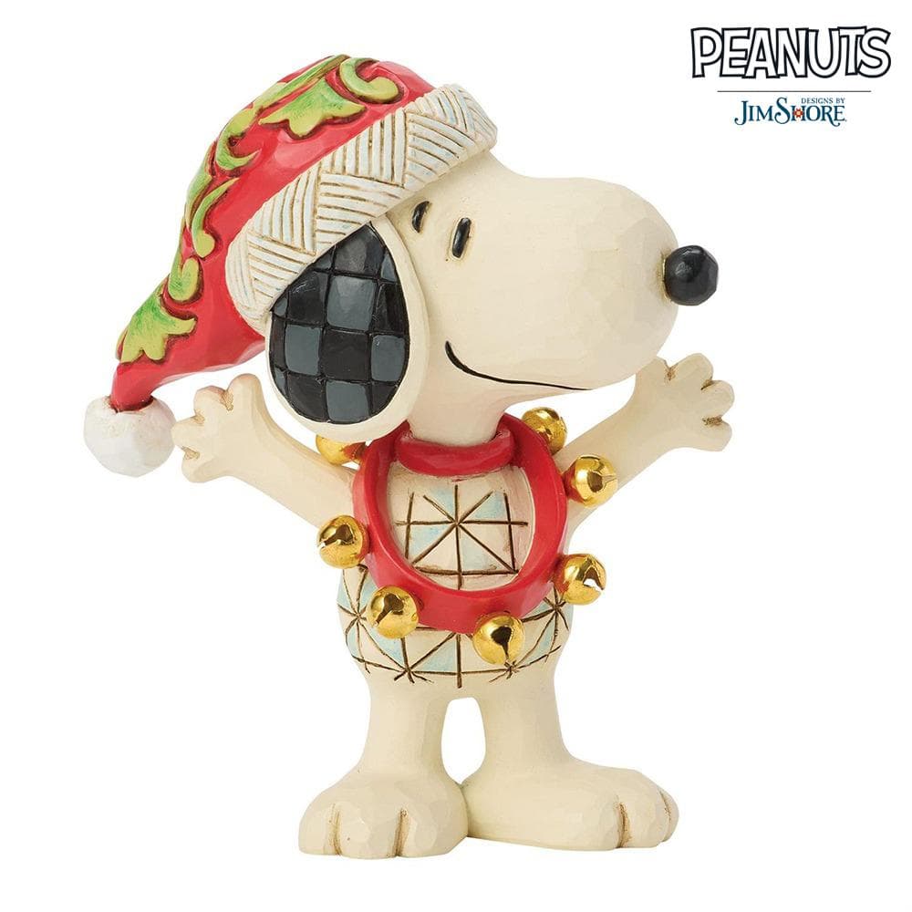 Snoopy with Bell Mini Jim Shore by Enesco - Christmas Limited Edition