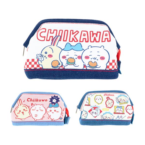 Chiikawa Denim Pouch with Wire, 3 Designs [M Delivery 1/1]