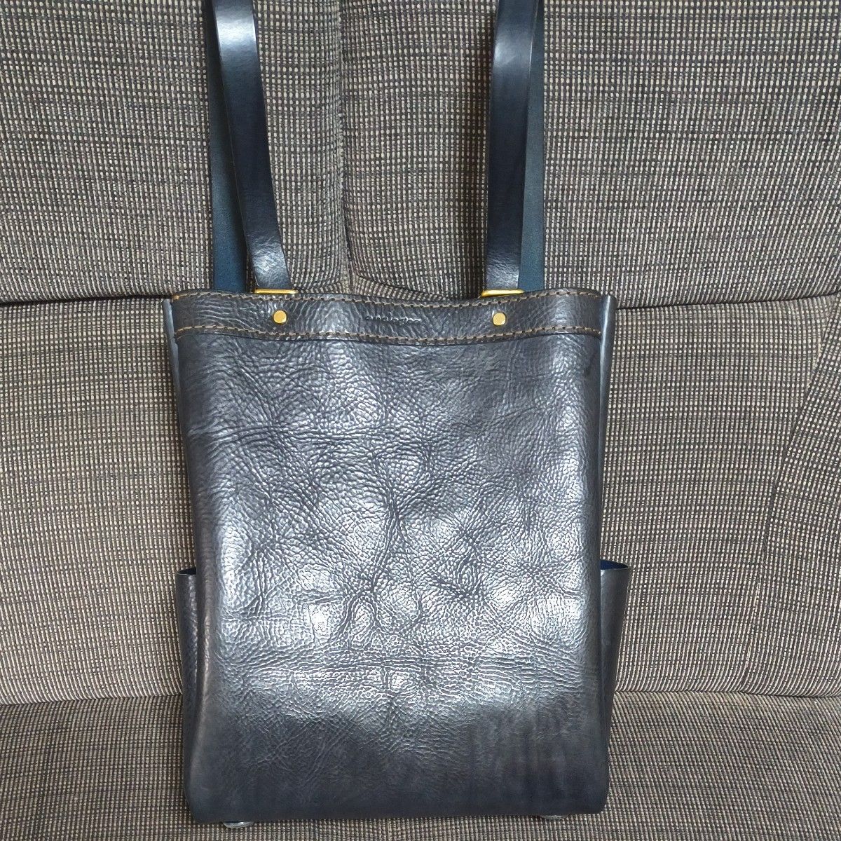 Analogico [Limited Edition Blue] Tote Backpack + Hanging Pocket