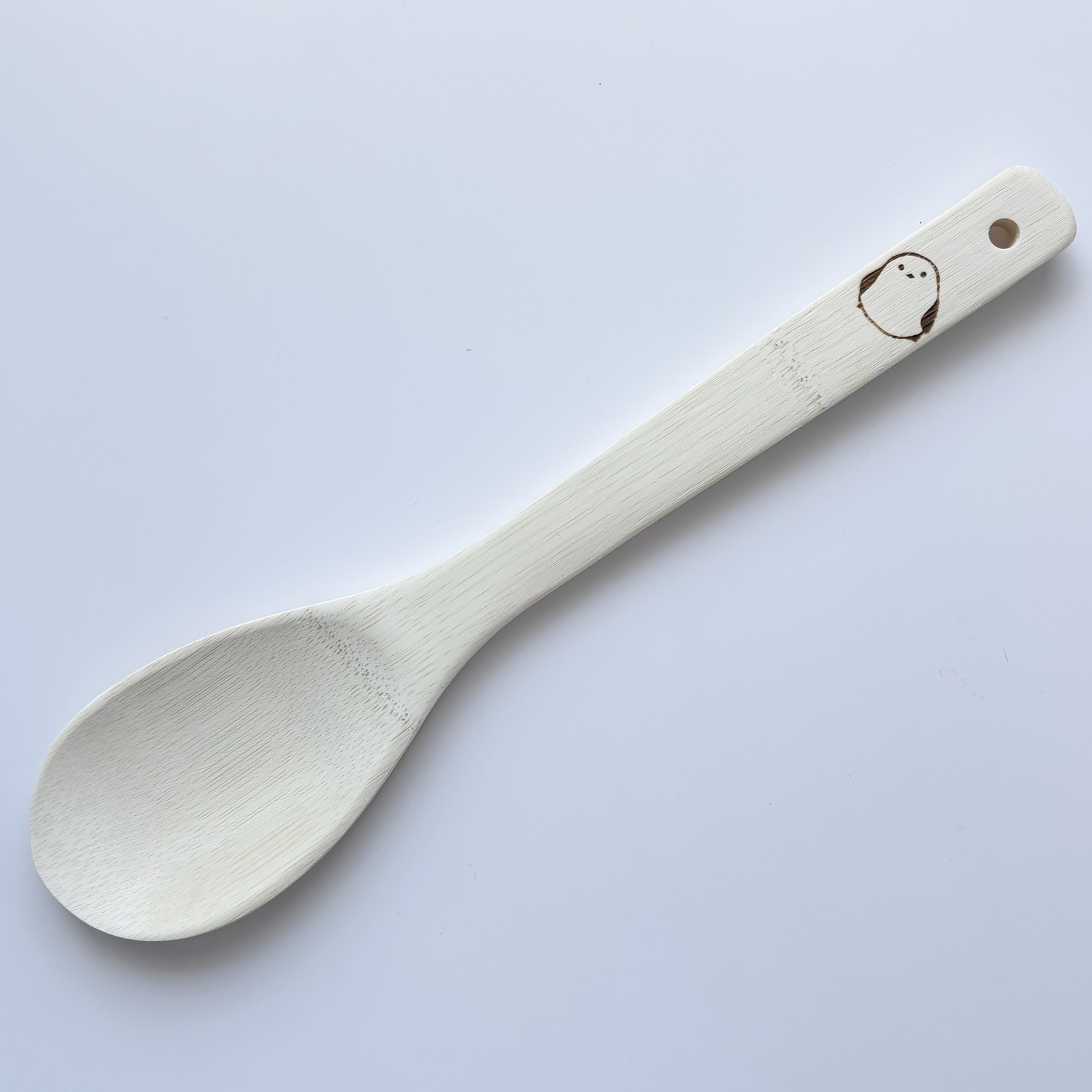 雪之精灵 长尾山雀 竹制烹饪勺 30cm