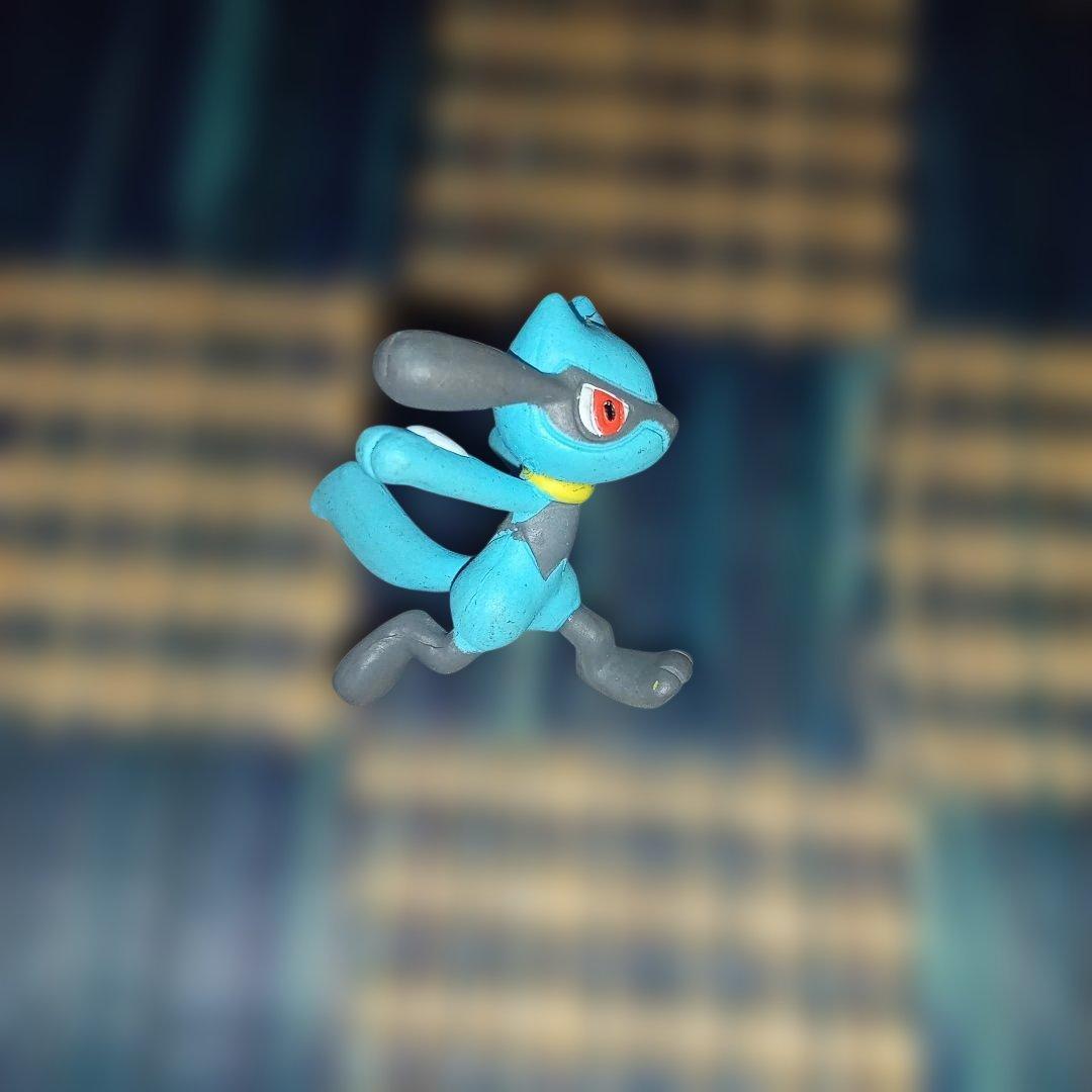 Retro Pokemon Figure Riolu