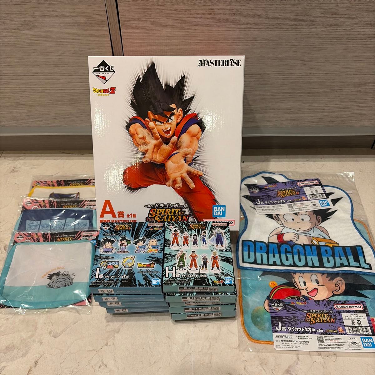 最抽签龙珠SPIRIT OF THE SAIYAN A奖孙悟空花样滑冰 + 下位奖套装