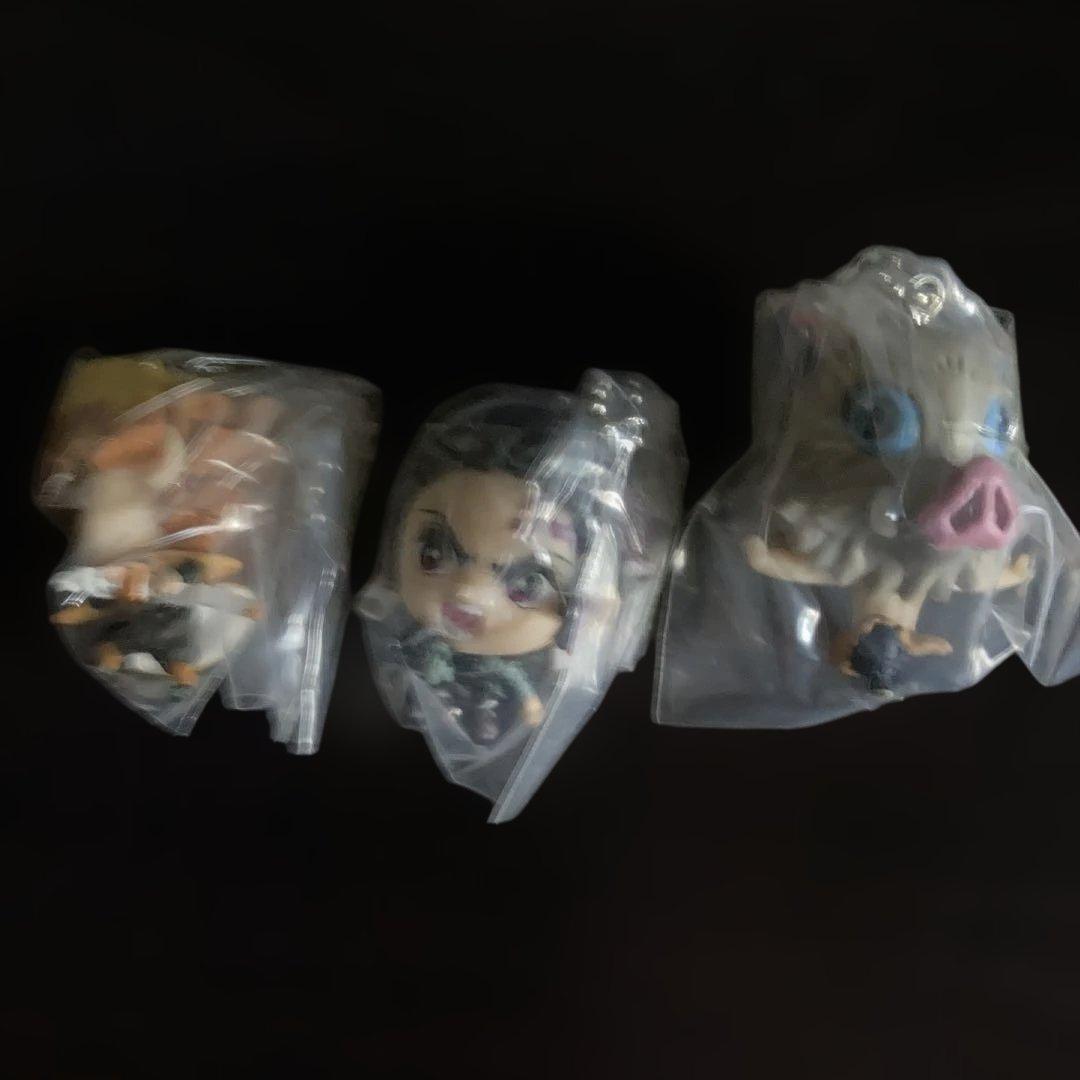 鬼灭之刃 迷你手办钥匙扣 3件套